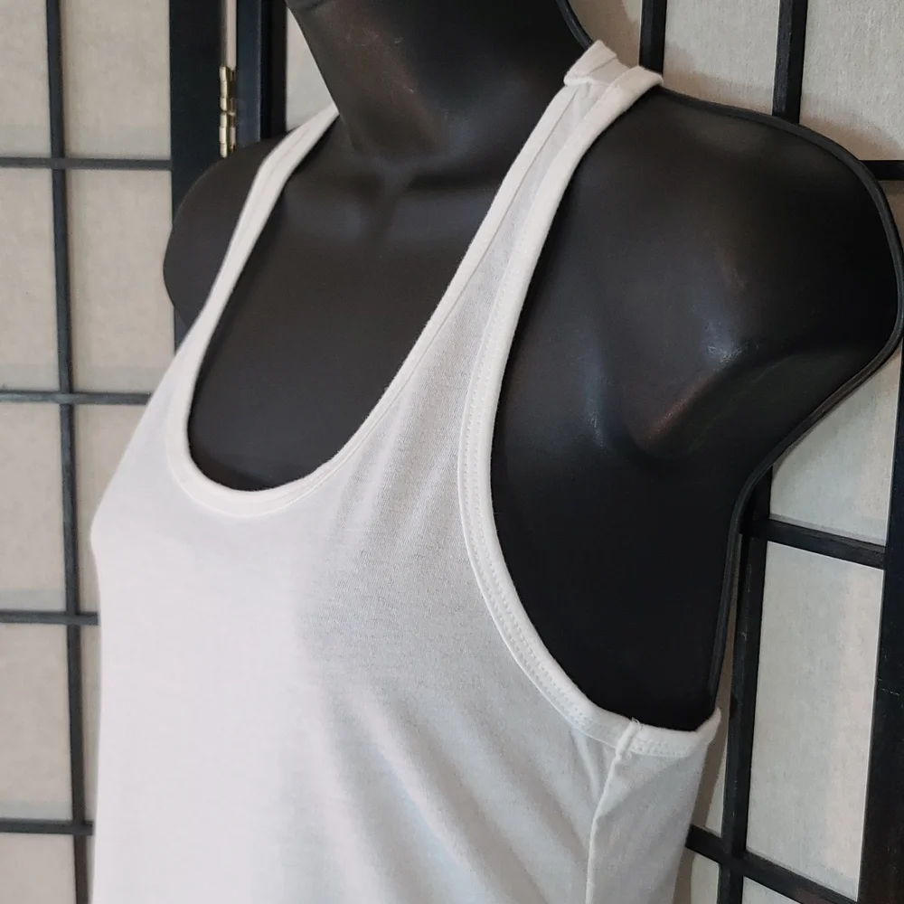 NWOT Next Level White Tank Top - Picture 3 of 8